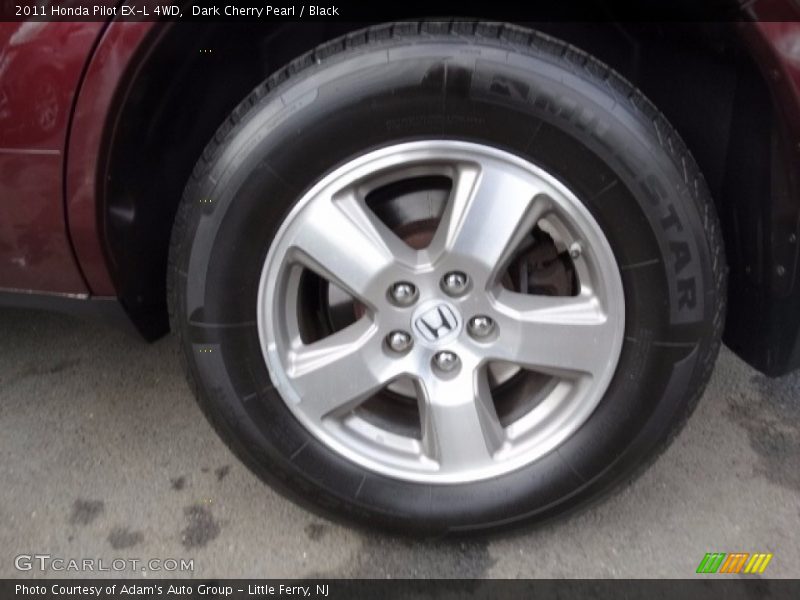 Dark Cherry Pearl / Black 2011 Honda Pilot EX-L 4WD