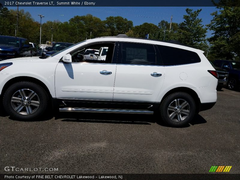 Summit White / Ebony 2017 Chevrolet Traverse LT
