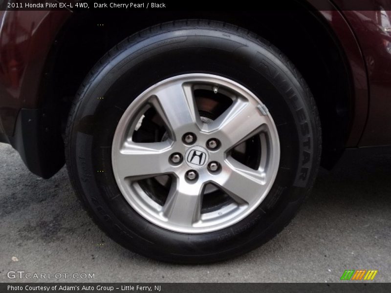 Dark Cherry Pearl / Black 2011 Honda Pilot EX-L 4WD