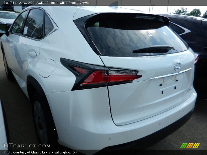 Eminent White Pearl / Creme 2017 Lexus NX 200t AWD