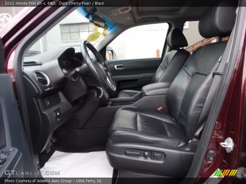 Dark Cherry Pearl / Black 2011 Honda Pilot EX-L 4WD
