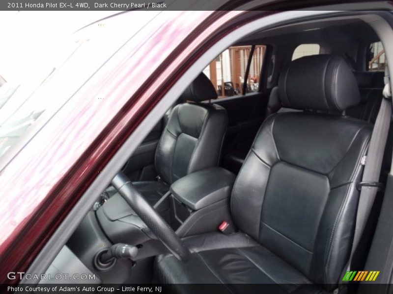 Dark Cherry Pearl / Black 2011 Honda Pilot EX-L 4WD