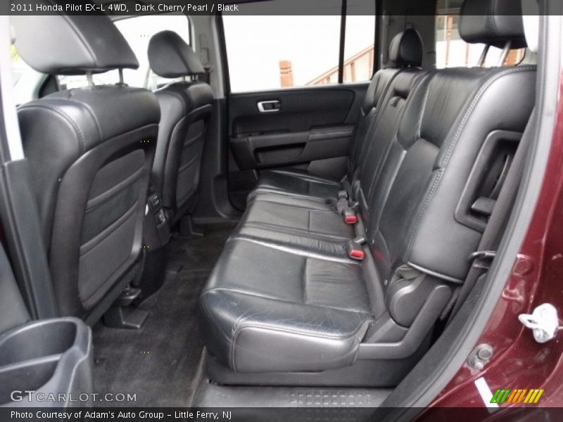 Dark Cherry Pearl / Black 2011 Honda Pilot EX-L 4WD