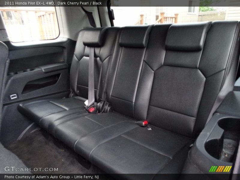 Dark Cherry Pearl / Black 2011 Honda Pilot EX-L 4WD