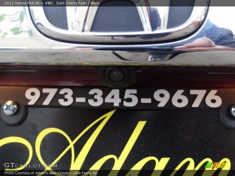 Dark Cherry Pearl / Black 2011 Honda Pilot EX-L 4WD