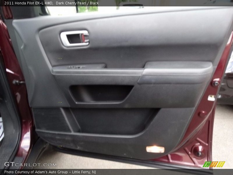 Dark Cherry Pearl / Black 2011 Honda Pilot EX-L 4WD