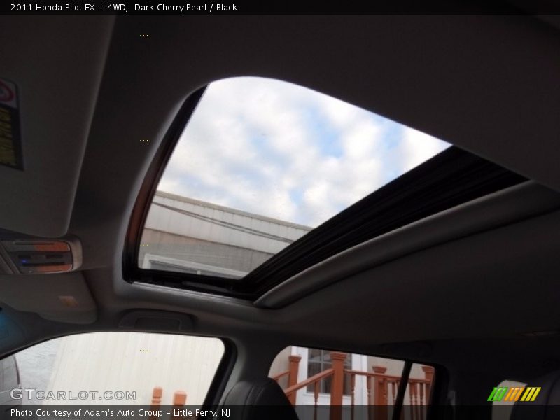 Dark Cherry Pearl / Black 2011 Honda Pilot EX-L 4WD