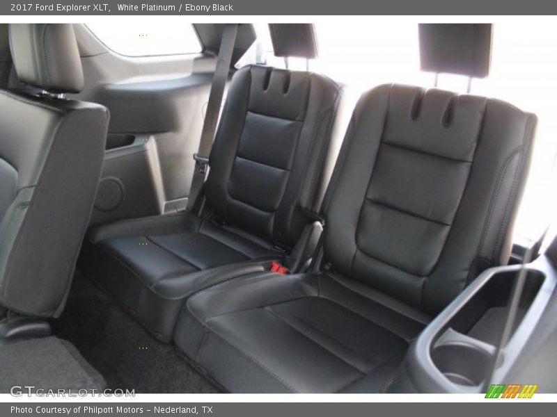 White Platinum / Ebony Black 2017 Ford Explorer XLT