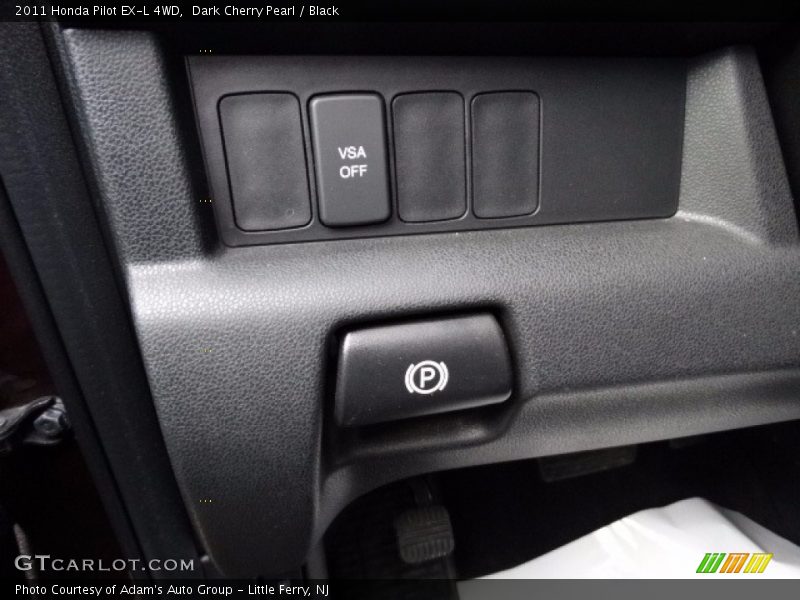 Dark Cherry Pearl / Black 2011 Honda Pilot EX-L 4WD