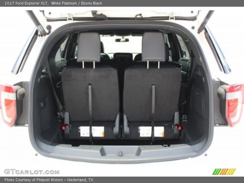 White Platinum / Ebony Black 2017 Ford Explorer XLT