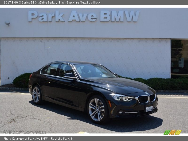 Black Sapphire Metallic / Black 2017 BMW 3 Series 330i xDrive Sedan