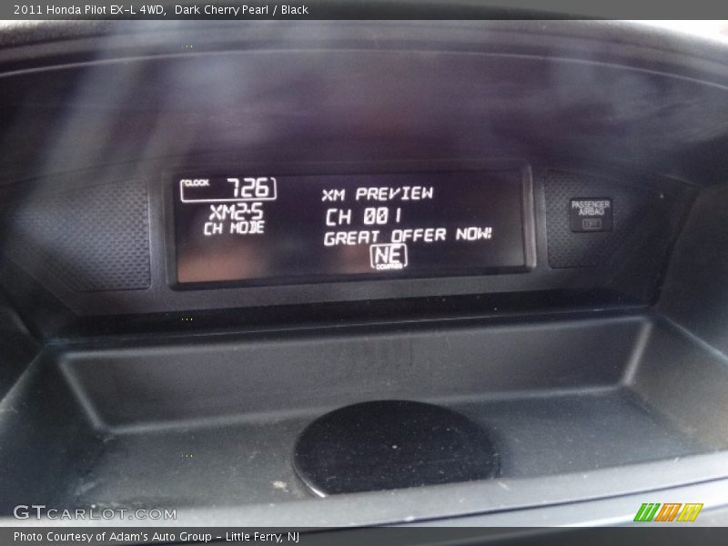 Dark Cherry Pearl / Black 2011 Honda Pilot EX-L 4WD