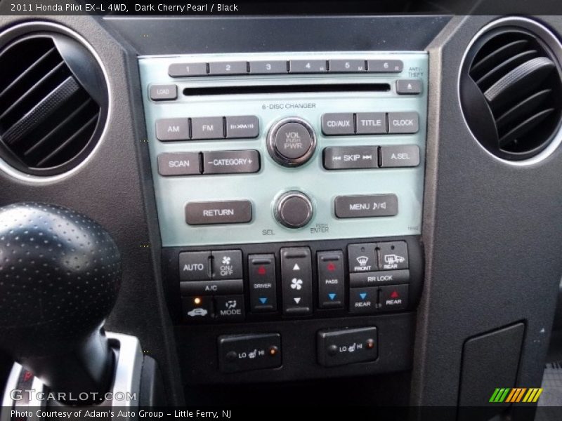 Dark Cherry Pearl / Black 2011 Honda Pilot EX-L 4WD