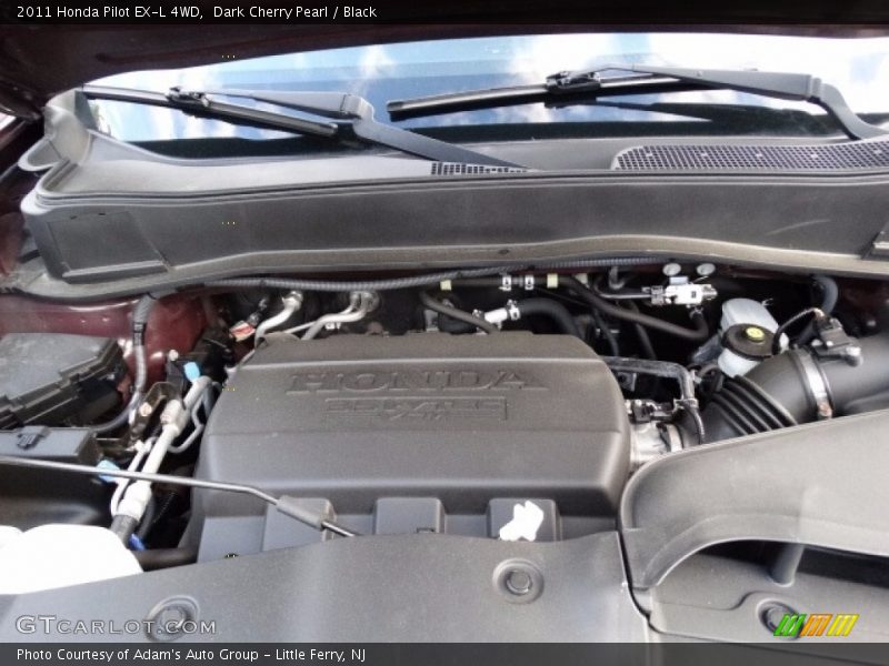 Dark Cherry Pearl / Black 2011 Honda Pilot EX-L 4WD