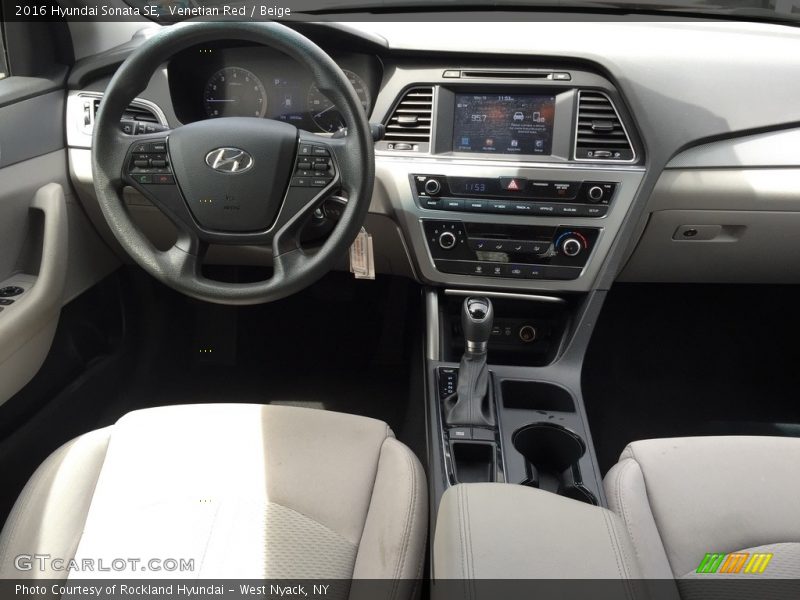 Venetian Red / Beige 2016 Hyundai Sonata SE