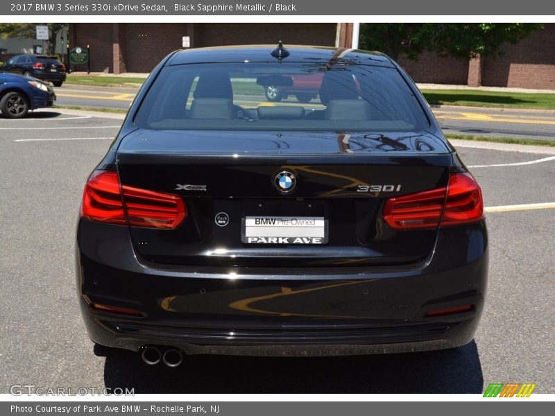 Black Sapphire Metallic / Black 2017 BMW 3 Series 330i xDrive Sedan