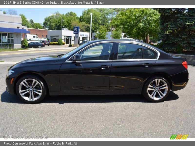 Black Sapphire Metallic / Black 2017 BMW 3 Series 330i xDrive Sedan