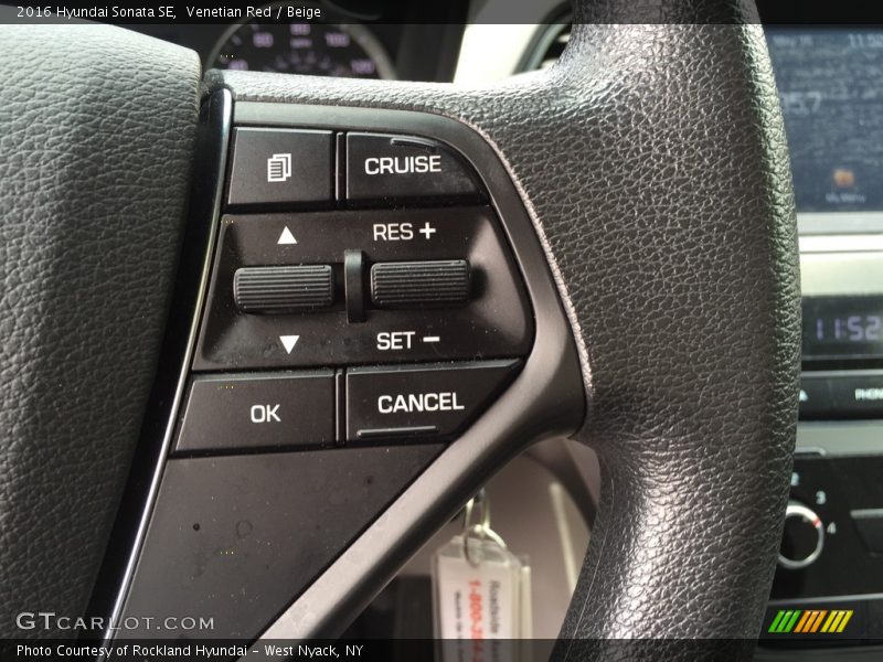 Venetian Red / Beige 2016 Hyundai Sonata SE