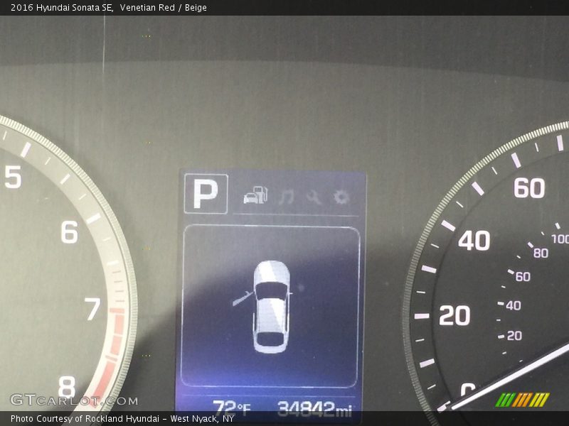 Venetian Red / Beige 2016 Hyundai Sonata SE