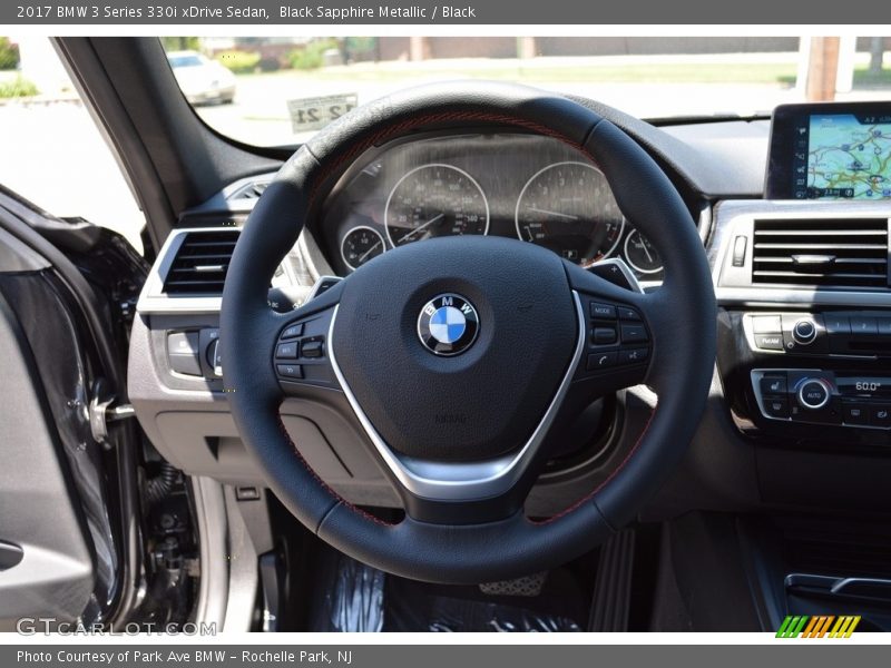 Black Sapphire Metallic / Black 2017 BMW 3 Series 330i xDrive Sedan