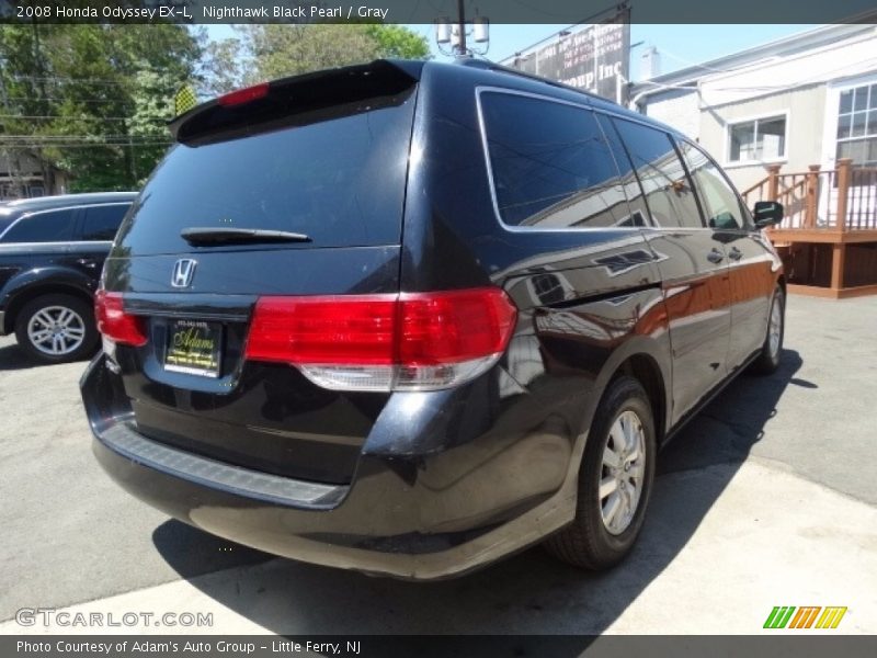 Nighthawk Black Pearl / Gray 2008 Honda Odyssey EX-L