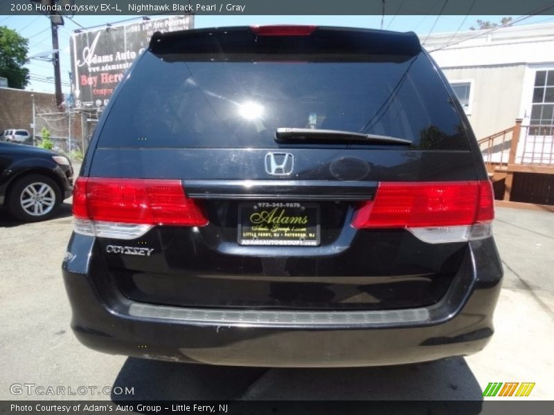 Nighthawk Black Pearl / Gray 2008 Honda Odyssey EX-L