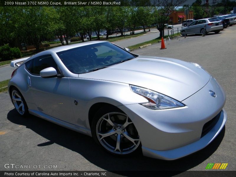 Brilliant Silver / NISMO Black/Red 2009 Nissan 370Z NISMO Coupe