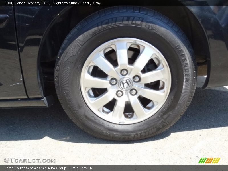 Nighthawk Black Pearl / Gray 2008 Honda Odyssey EX-L