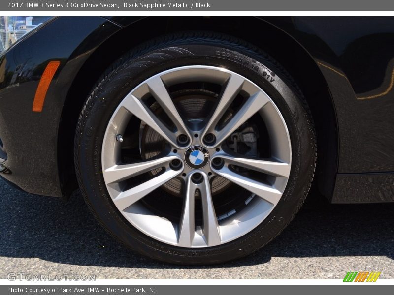 Black Sapphire Metallic / Black 2017 BMW 3 Series 330i xDrive Sedan