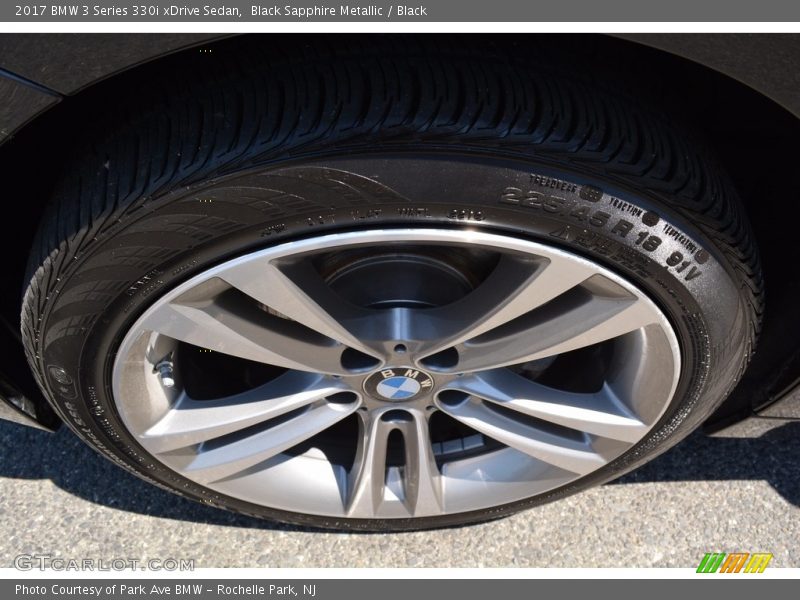Black Sapphire Metallic / Black 2017 BMW 3 Series 330i xDrive Sedan