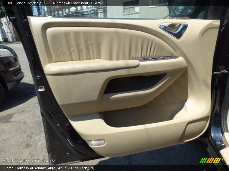 Nighthawk Black Pearl / Gray 2008 Honda Odyssey EX-L