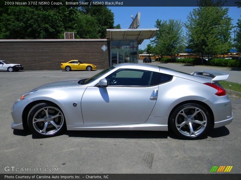 Brilliant Silver / NISMO Black/Red 2009 Nissan 370Z NISMO Coupe