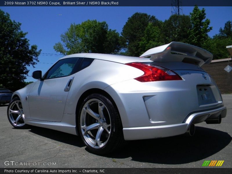 Brilliant Silver / NISMO Black/Red 2009 Nissan 370Z NISMO Coupe