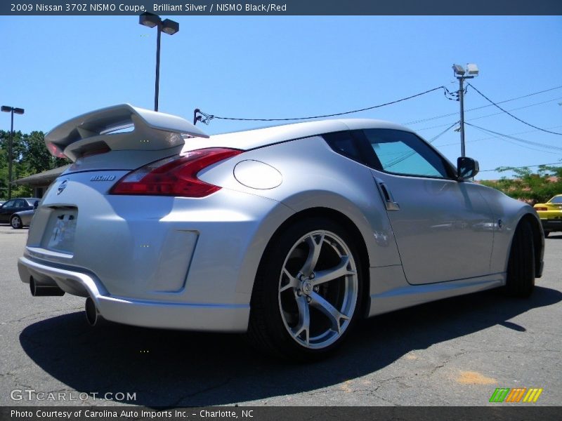 Brilliant Silver / NISMO Black/Red 2009 Nissan 370Z NISMO Coupe