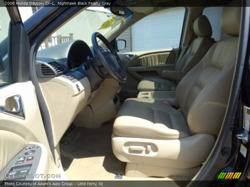 Nighthawk Black Pearl / Gray 2008 Honda Odyssey EX-L