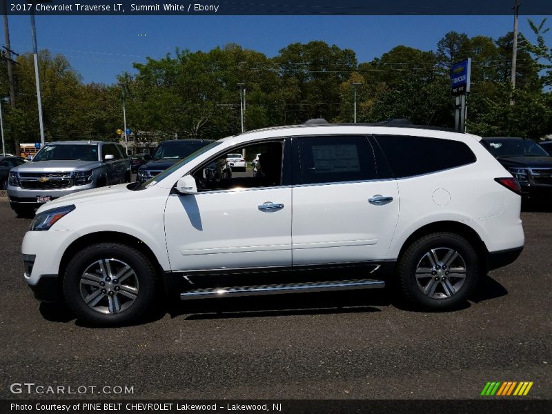Summit White / Ebony 2017 Chevrolet Traverse LT