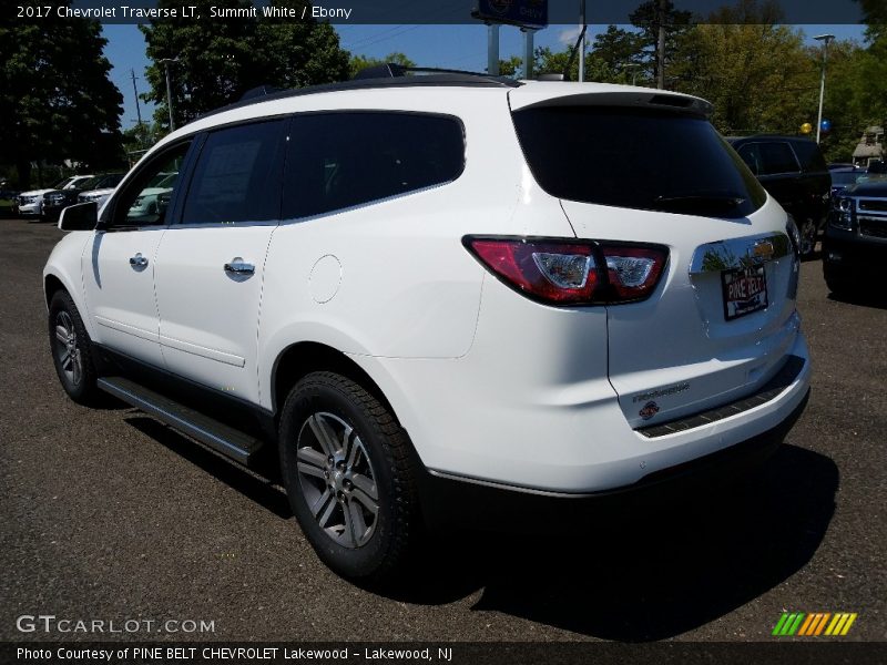 Summit White / Ebony 2017 Chevrolet Traverse LT