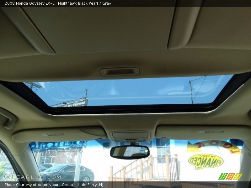 Nighthawk Black Pearl / Gray 2008 Honda Odyssey EX-L