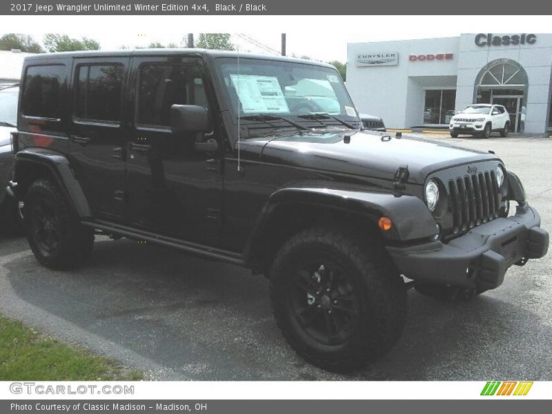 Black / Black 2017 Jeep Wrangler Unlimited Winter Edition 4x4