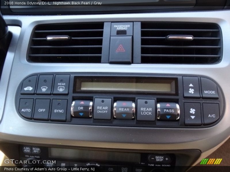 Nighthawk Black Pearl / Gray 2008 Honda Odyssey EX-L