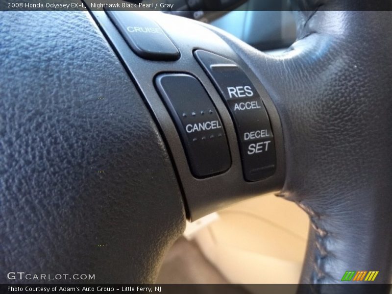 Nighthawk Black Pearl / Gray 2008 Honda Odyssey EX-L