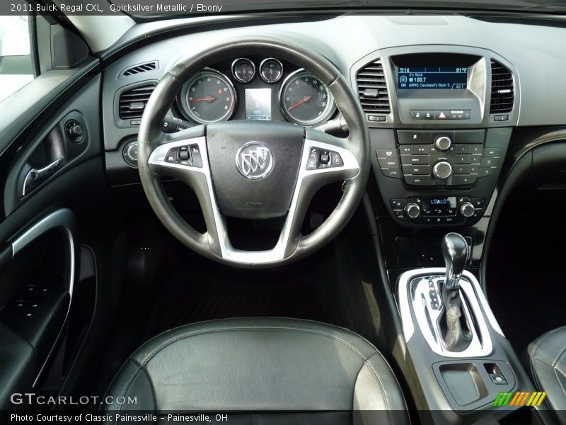Quicksilver Metallic / Ebony 2011 Buick Regal CXL
