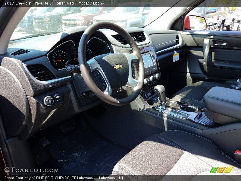 Siren Red Tintcoat / Ebony 2017 Chevrolet Traverse LT