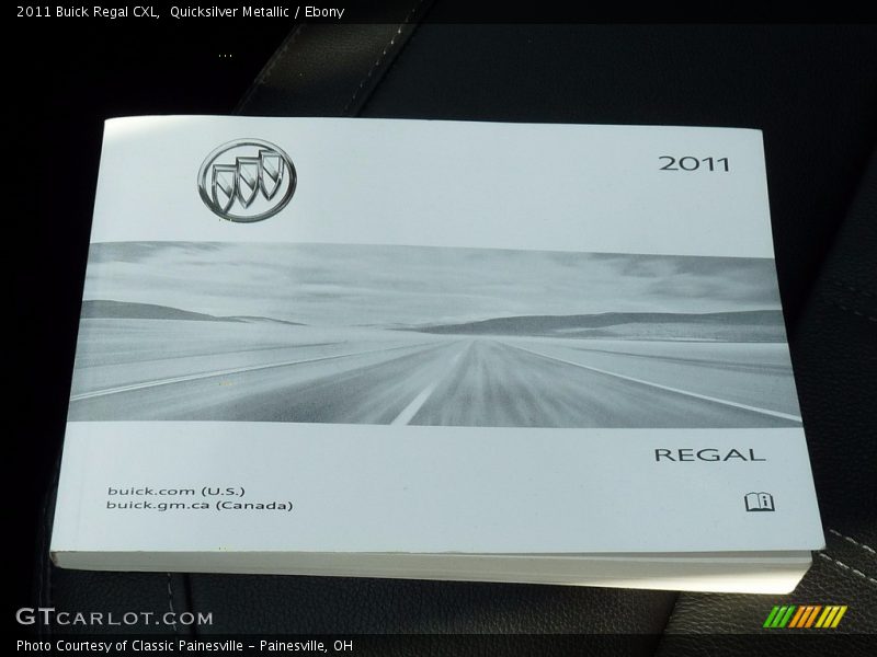Quicksilver Metallic / Ebony 2011 Buick Regal CXL