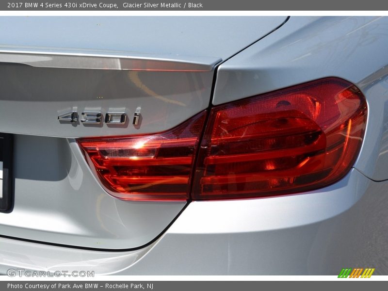 Glacier Silver Metallic / Black 2017 BMW 4 Series 430i xDrive Coupe