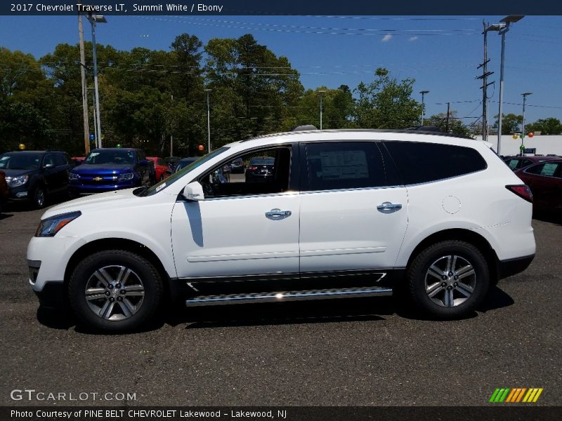 Summit White / Ebony 2017 Chevrolet Traverse LT