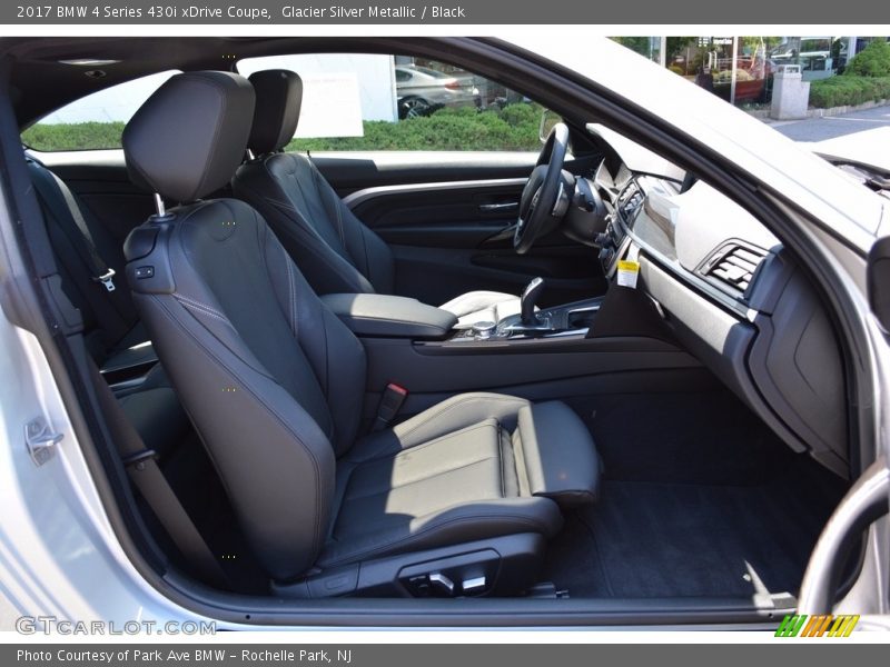 Glacier Silver Metallic / Black 2017 BMW 4 Series 430i xDrive Coupe