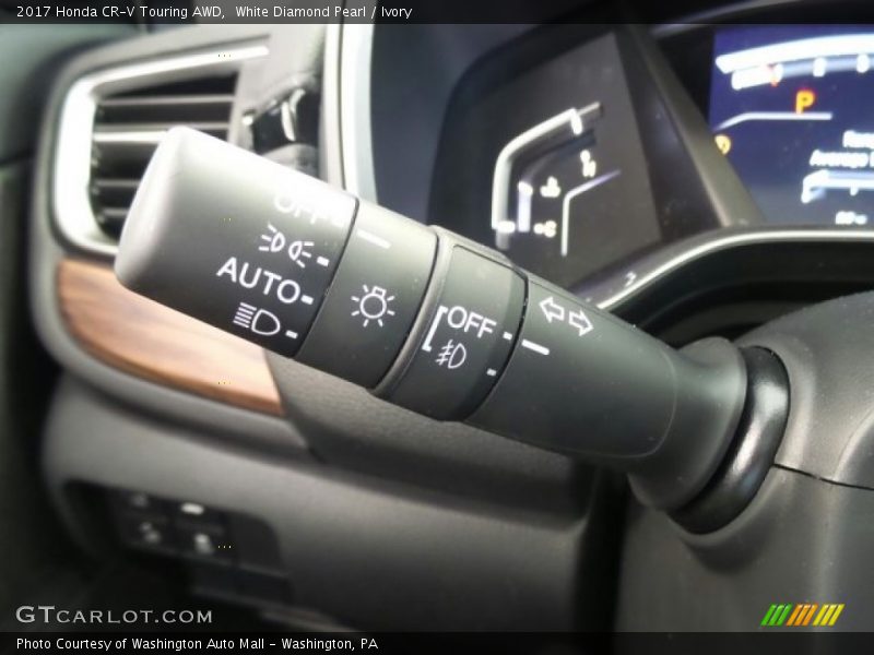 White Diamond Pearl / Ivory 2017 Honda CR-V Touring AWD