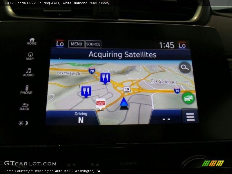 White Diamond Pearl / Ivory 2017 Honda CR-V Touring AWD