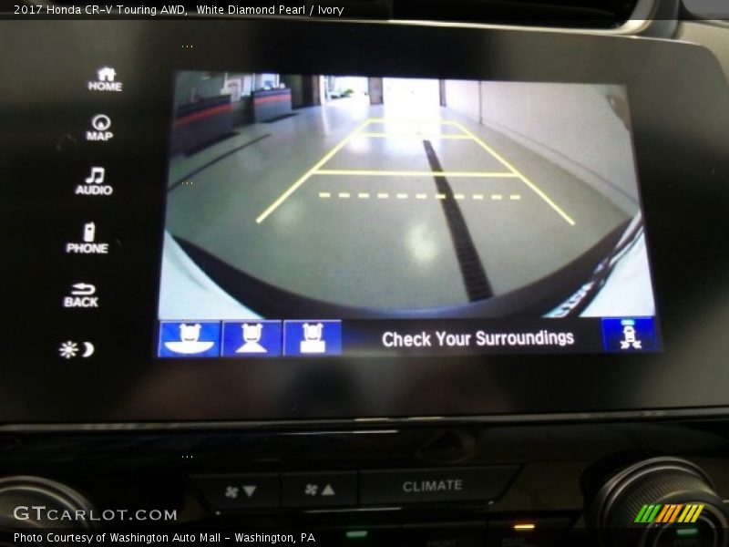 White Diamond Pearl / Ivory 2017 Honda CR-V Touring AWD